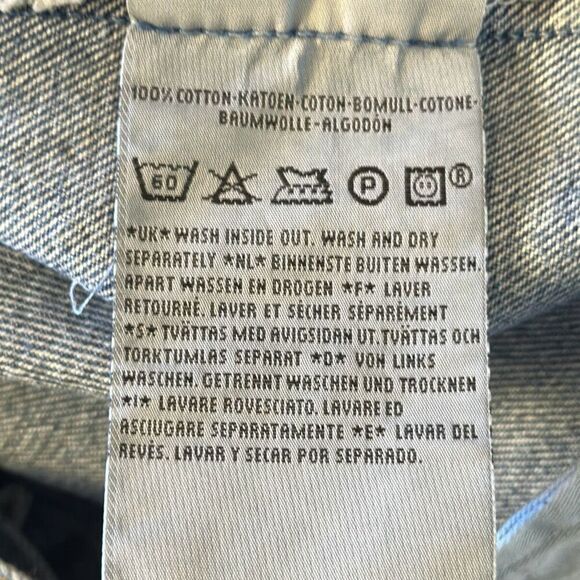 Levi’s Mens 501xx Button Fly Straight Jeans size W34 x L34 - Picture 8 of 9